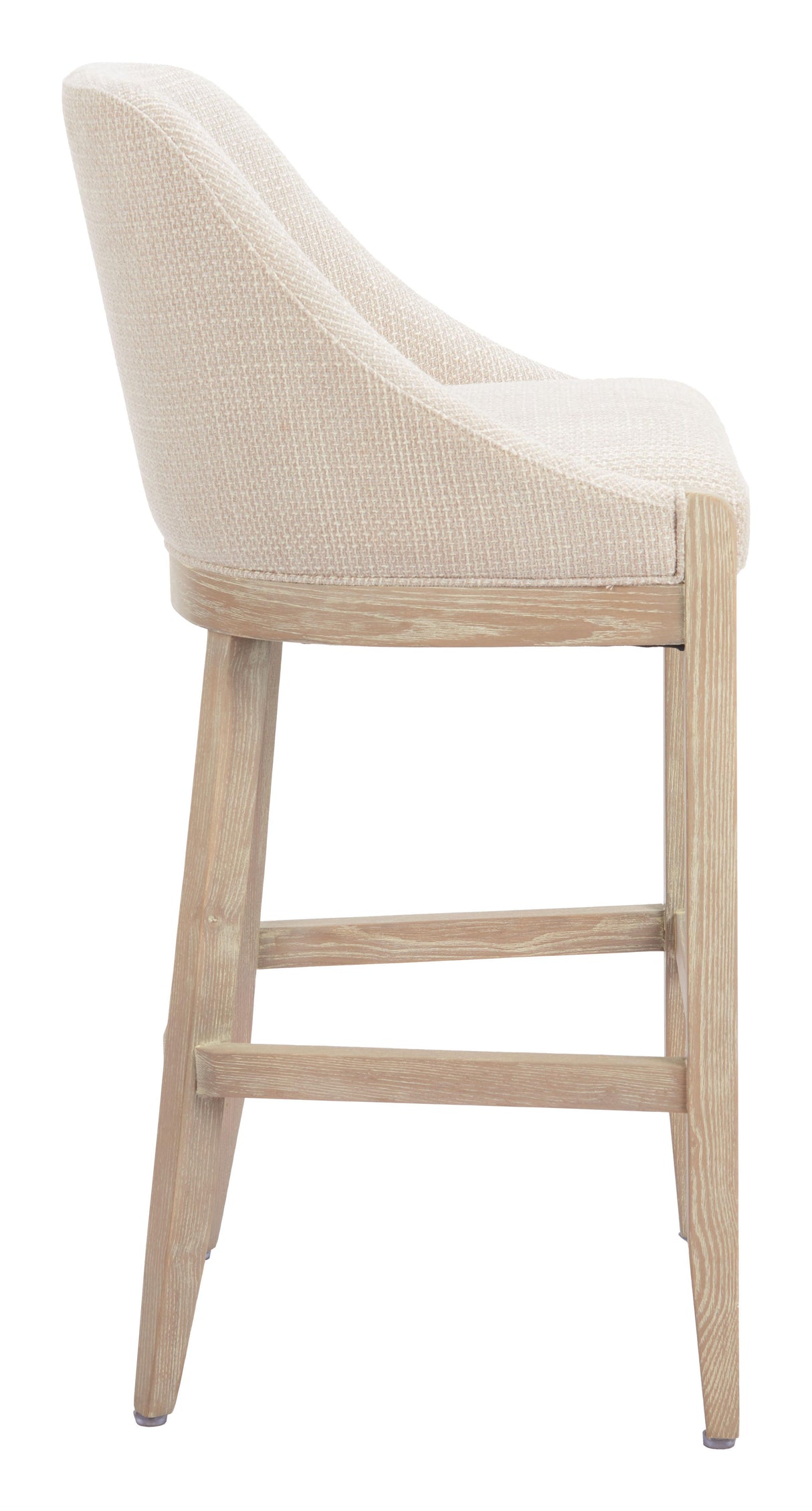 ZUO Calmo Barstool Beige