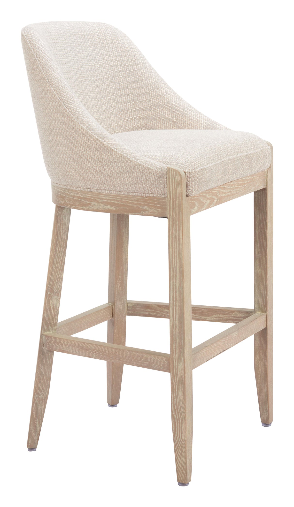 ZUO Calmo Barstool Beige