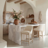 ZUO Calmo Counter Stool Beige