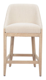 ZUO Calmo Counter Stool Beige