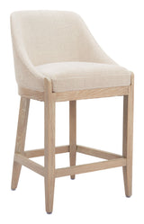ZUO Calmo Counter Stool Beige