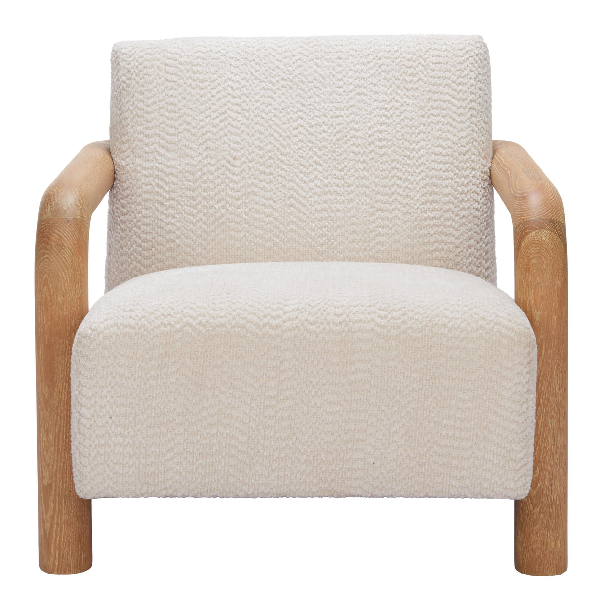 ZUO Subliem Accent Chair Cotton White