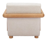 ZUO Subliem Accent Chair Cotton White