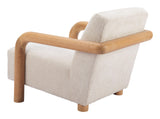 ZUO Subliem Accent Chair Cotton White