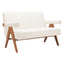 ZUO Encanto Loveseat Ivory