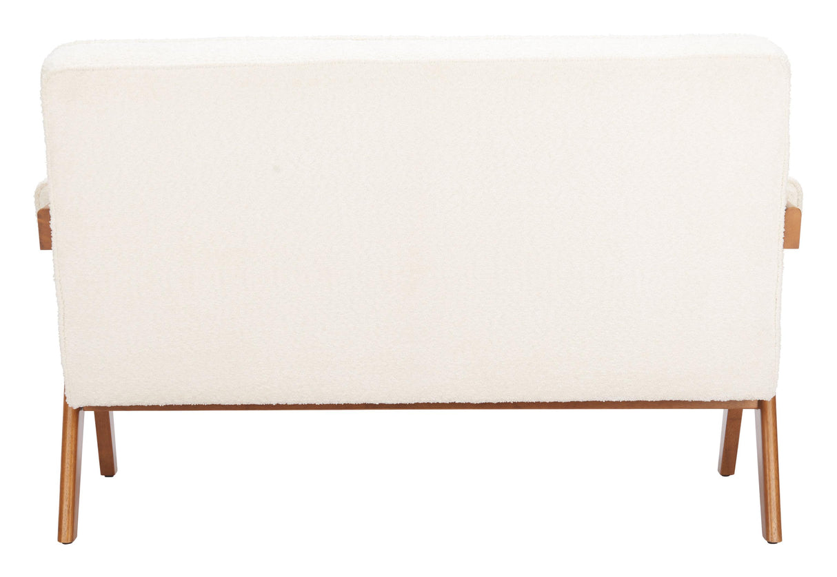 ZUO Encanto Loveseat Ivory