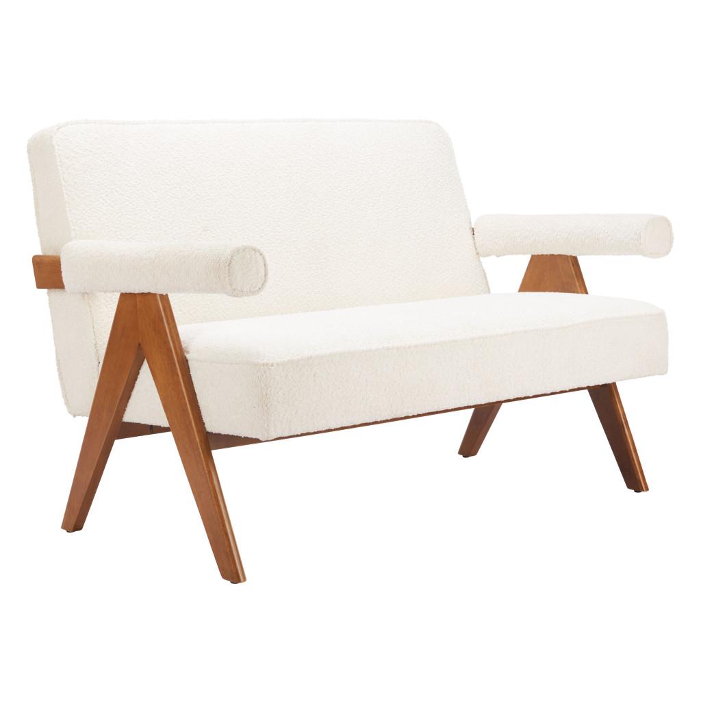 ZUO Encanto Loveseat Ivory