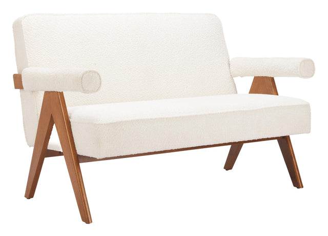 ZUO Encanto Loveseat Ivory