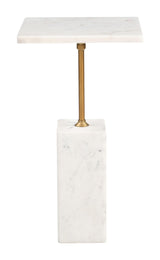 ZUO Naht Side Table White