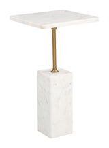 ZUO Naht Side Table White