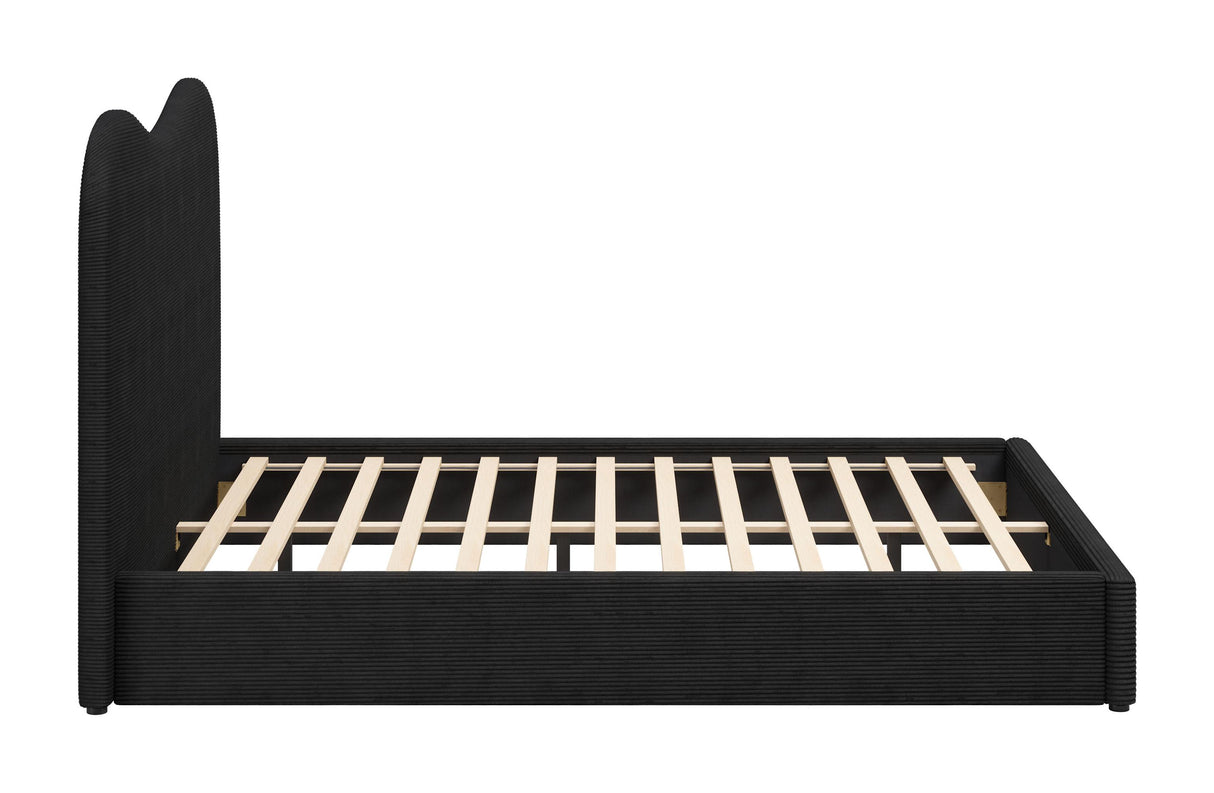 ZUO Sele Queen Bed Black