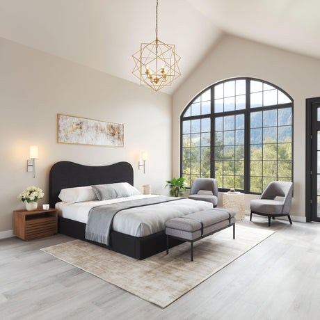 ZUO Sele King Bed Black