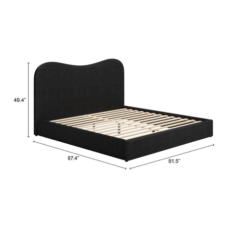 ZUO Sele King Bed Black