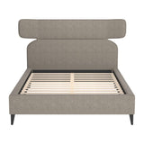 ZUO Dusa Queen Bed Olive Brown