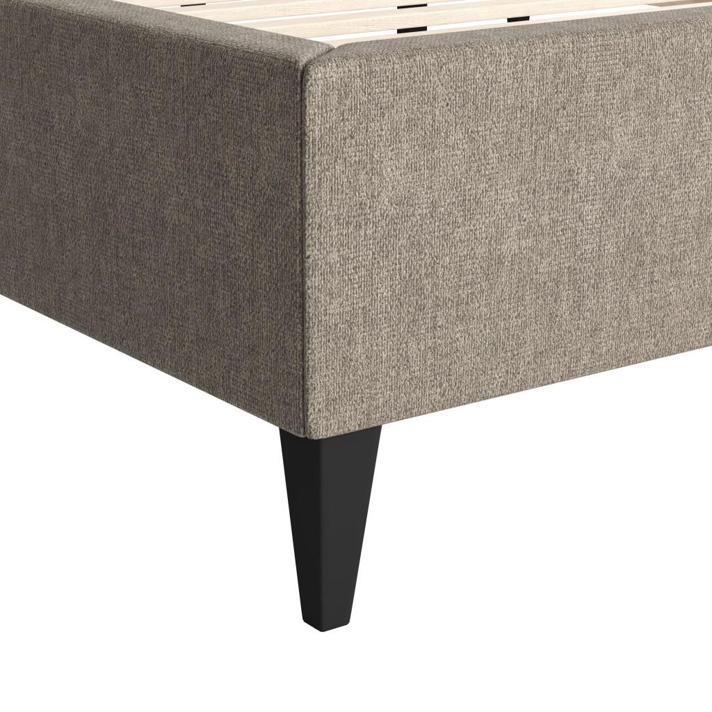 ZUO Dusa Queen Bed Olive Brown