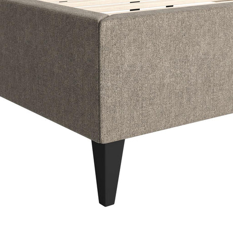 ZUO Dusa Queen Bed Olive Brown