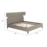 ZUO Dusa King Bed Olive Brown