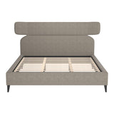 ZUO Dusa King Bed Olive Brown