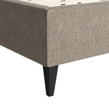 ZUO Dusa King Bed Olive Brown