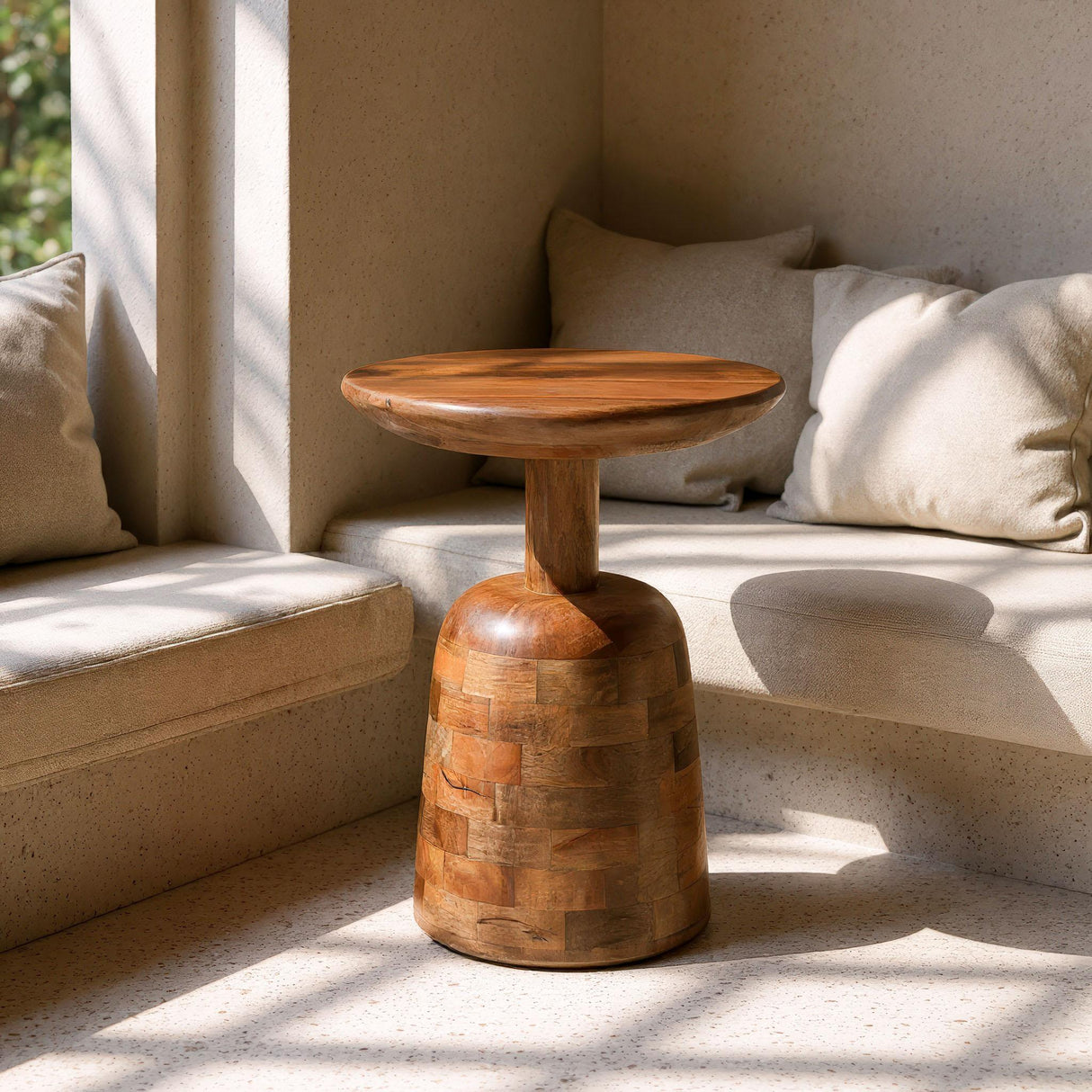 ZUO Kelk Side Table Walnut