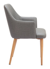 ZUO Wisom Dining Chair (Set of 2) Gray