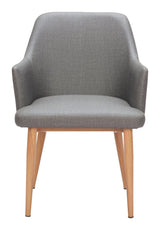 ZUO Wisom Dining Chair (Set of 2) Gray