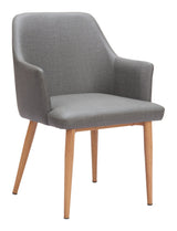 ZUO Wisom Dining Chair (Set of 2) Gray