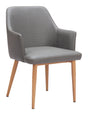 ZUO Wisom Dining Chair (Set of 2) Gray