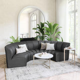 ZUO Garbi Modular Sectional Black
