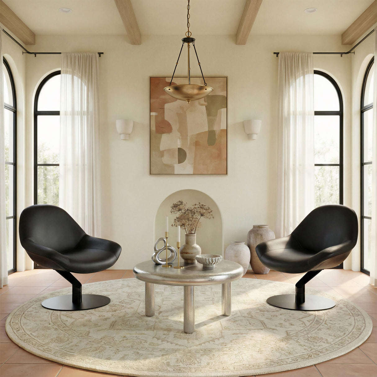 ZUO Arian Coffee Table Silver
