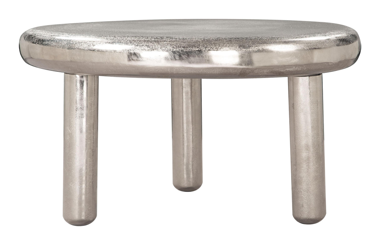 ZUO Arian Coffee Table Silver