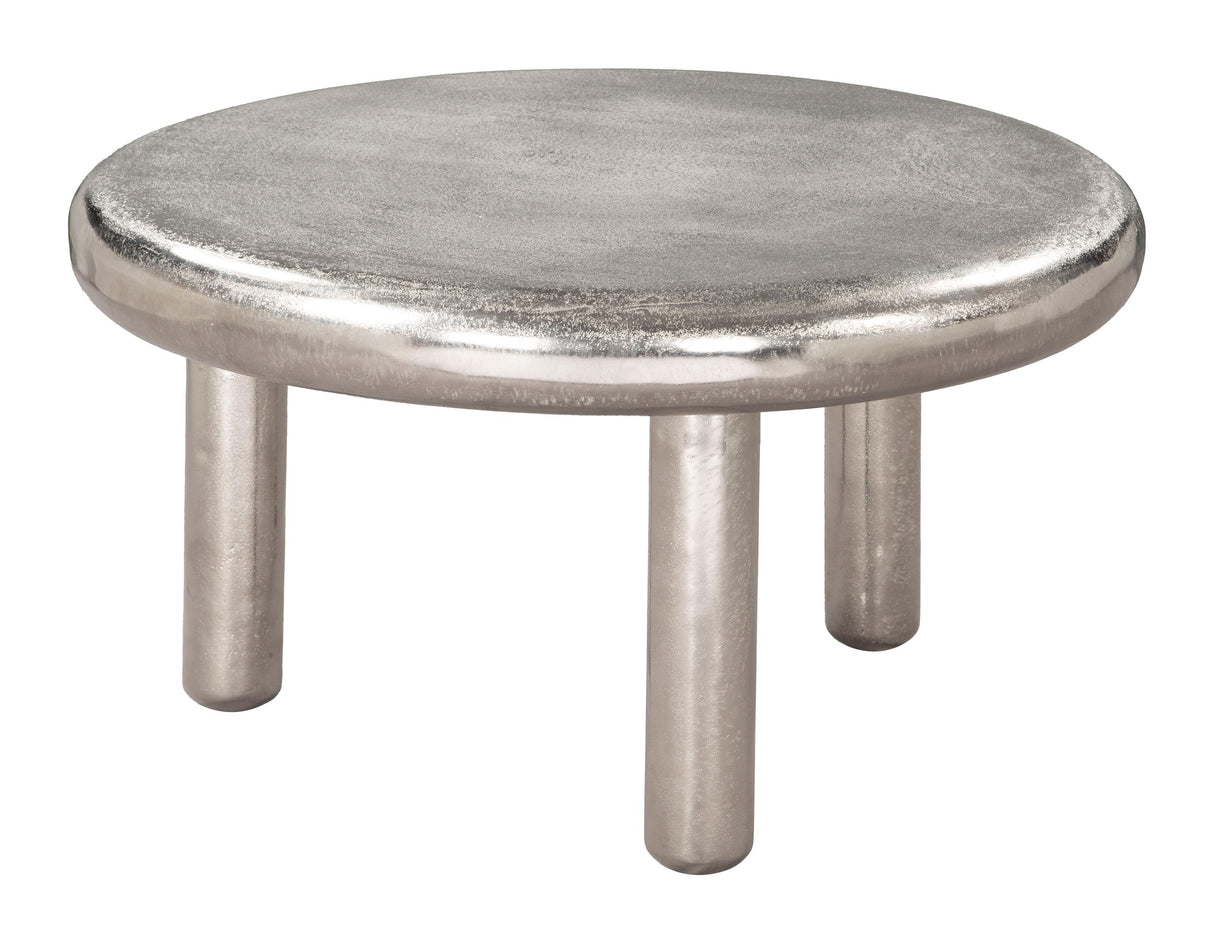 ZUO Arian Coffee Table Silver