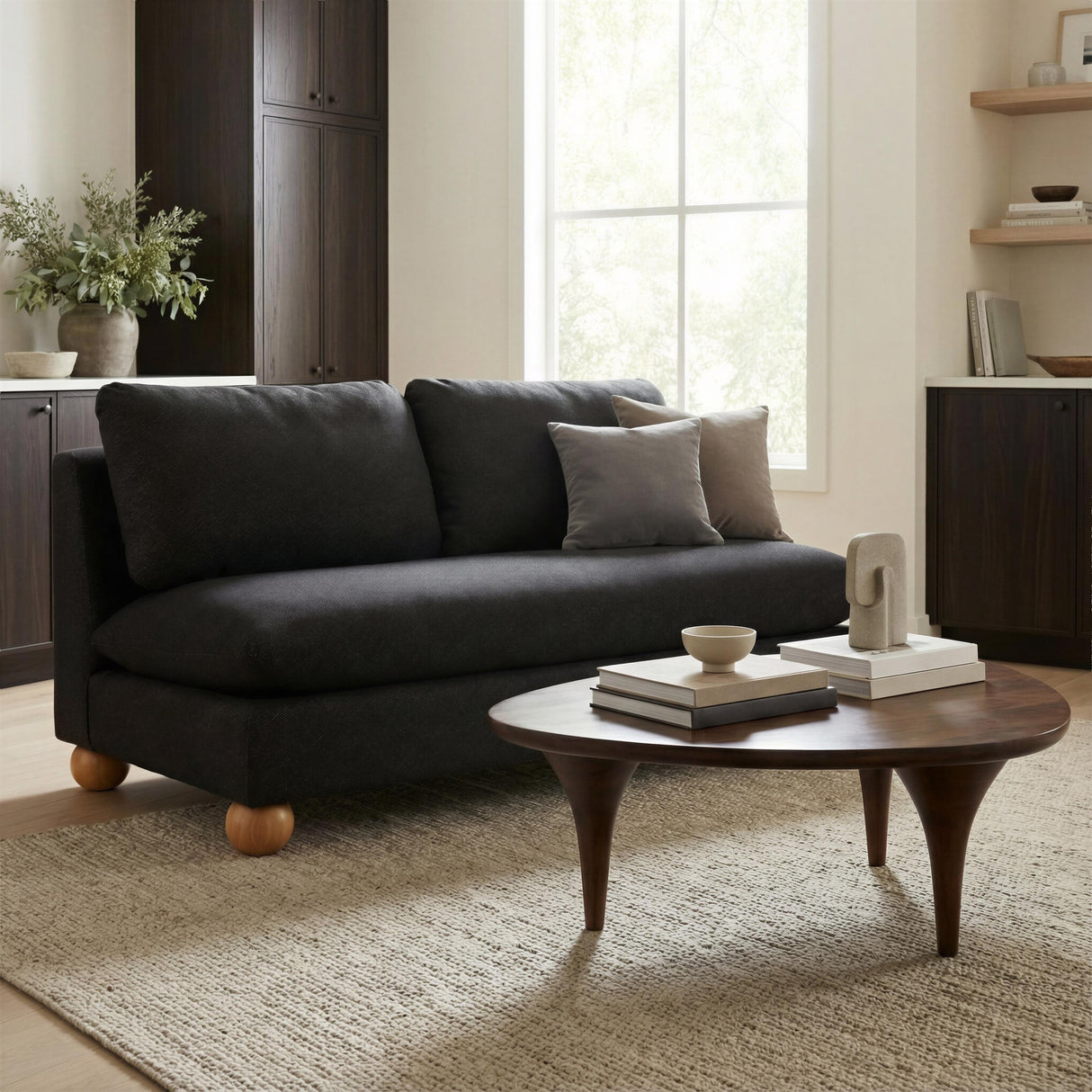 ZUO Spiker Coffee Table Walnut