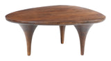 ZUO Spiker Coffee Table Walnut