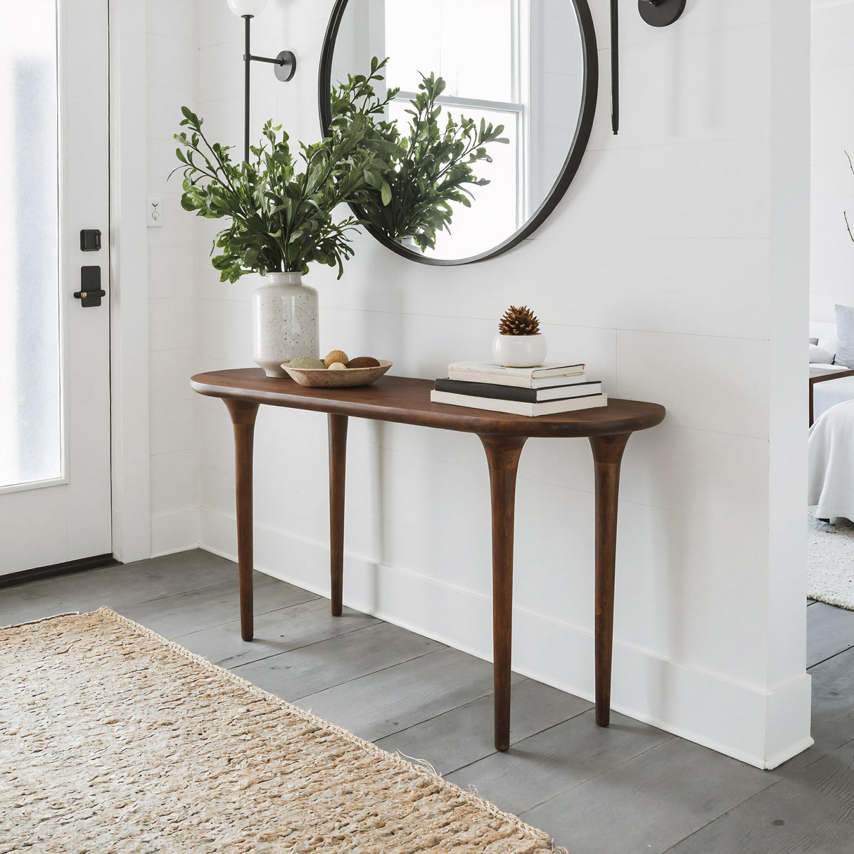 ZUO Spiker Console Table Walnut