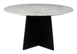 ZUO Strela Dining Table White & Black