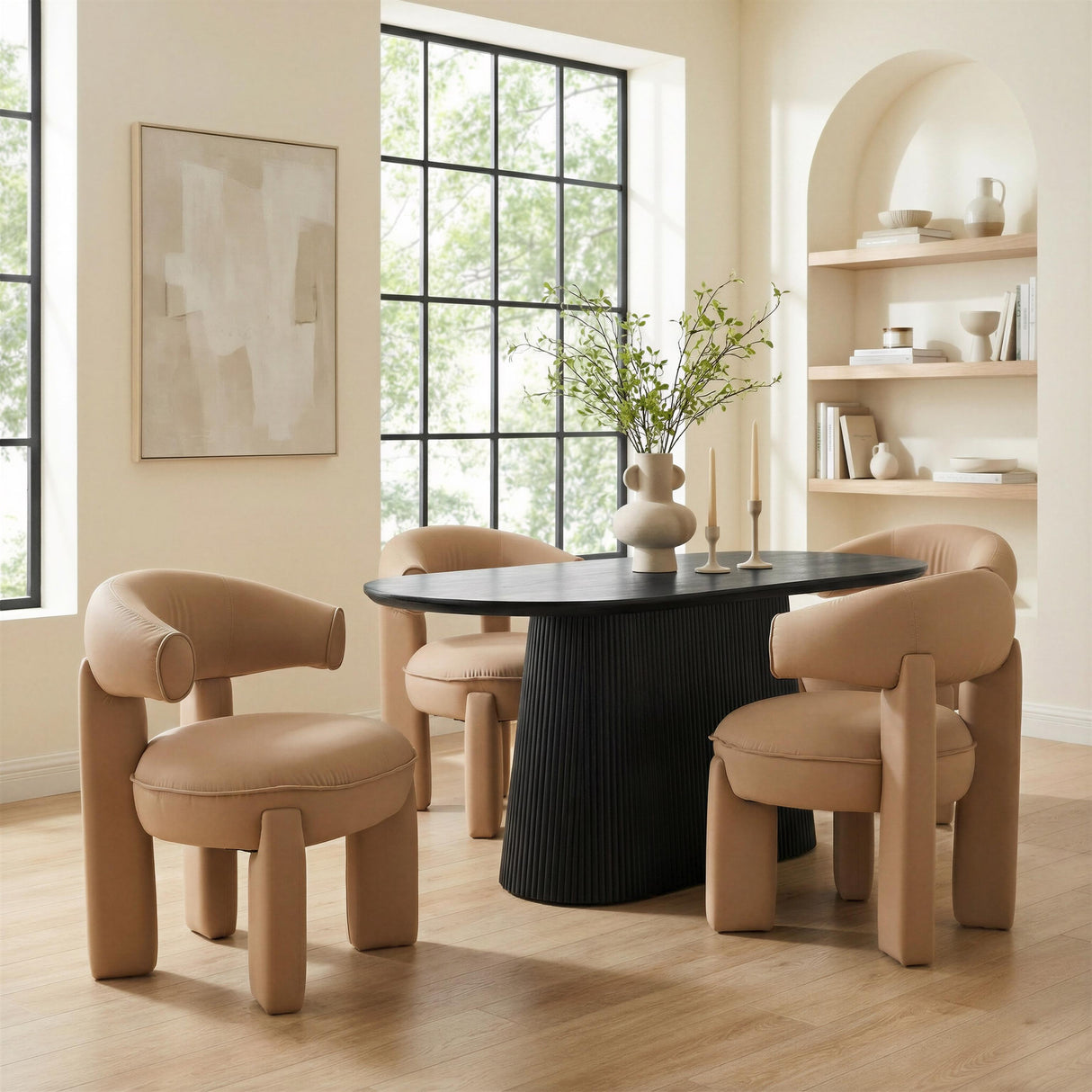 ZUO Sulco Dining Table Black
