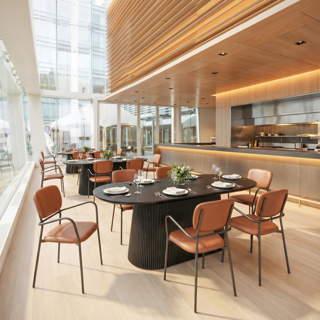 ZUO Sulco Dining Table Black