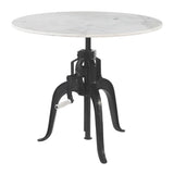 ZUO Mufid Bistro Table White & Black