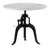 ZUO Mufid Bistro Table White & Black