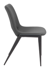 ZUO Desi Armless Dining Chair (Set of 2) Black