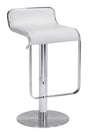 ZUO Equino Barstool White