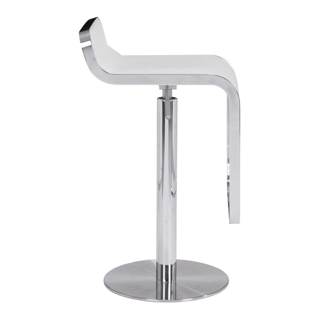 ZUO Equino Barstool White