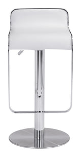 ZUO Equino Barstool White