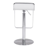 ZUO Equino Barstool White