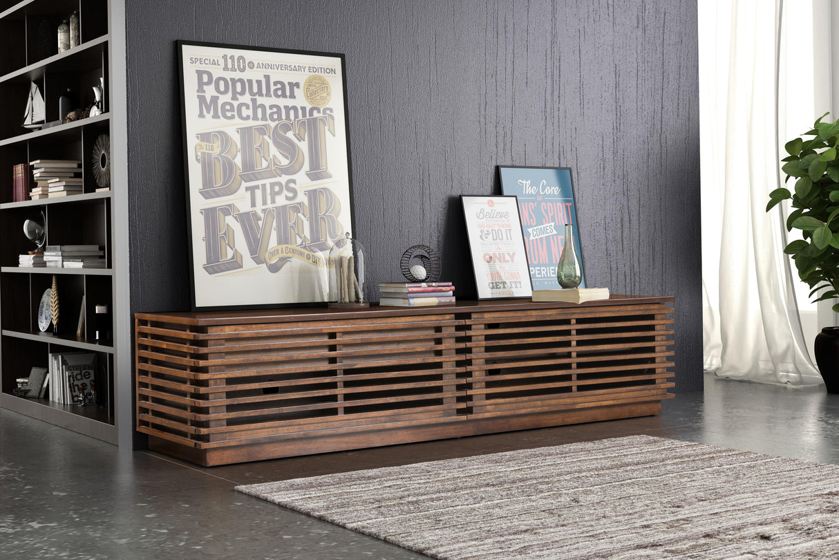 ZUO Linea Wide Entertainment Stand Walnut