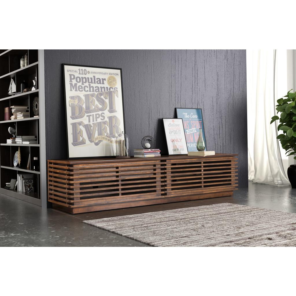 ZUO Linea Wide Entertainment Stand Walnut