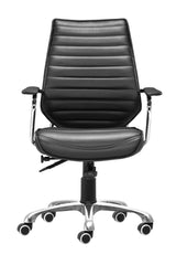 ZUO Enterprise Low Back Office Chair Black