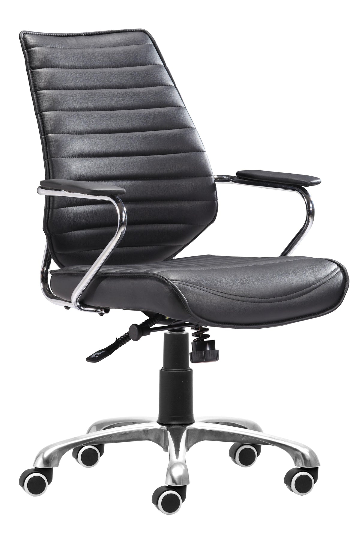 ZUO Enterprise Low Back Office Chair Black
