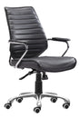 ZUO Enterprise Low Back Office Chair Black